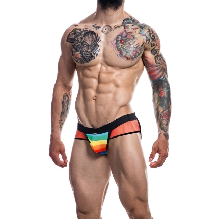 CUT4MEN - JOCKSTRAP CAMO XL El color:Rainbow