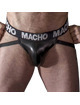 MACHO - MX25NC JOCK BLACK LEATHER S