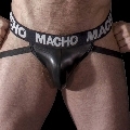 MACHO - MX25NC JOCK BLACK LEATHER S