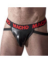 Jockstrap Macho Couro Vermelho,D-233422