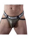 Jockstrap Macho Couro Verde,D-233426