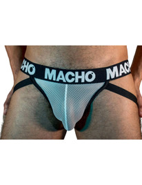 Jockstrap Macho Mesh Branco,D-236857