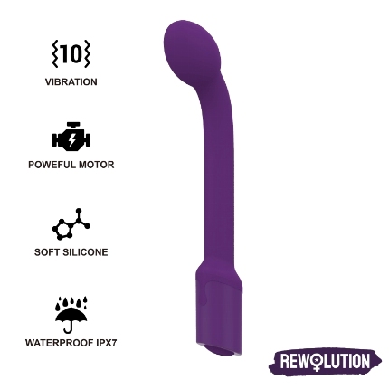 Vibrador Ponto G Rewolution Rewoflex Roxo