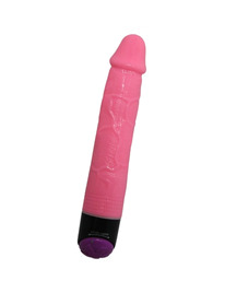 BAILE - COLORFUL SEX VIBRADOR REALISTICO ROSA 23 CM