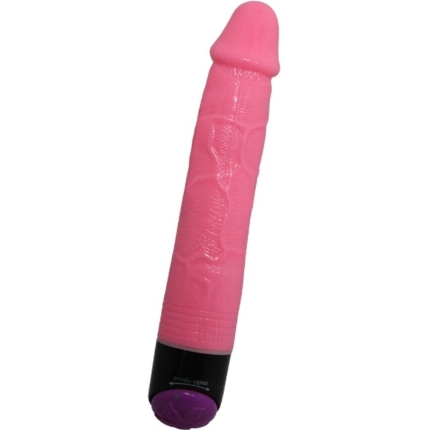 BAILE - COLORFUL SEX REALISTIC VIBRATOR PINK 23 CM D-218769