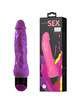 BAILE - COLORFUL SEX VIBRADOR REALISTICO LILA 24 CM
