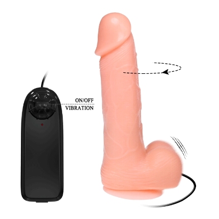 BAILE - REALISTIC DILDO DONG VIBRATION AND ROTATION 20 CM D-218799
