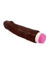 Vibrador Realístico Pleasure Waves Castanho 19.5 cm,D-227334