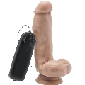 GET REAL - DILDO 12 CM CON TESTICULOS VIBRADOR NATURAL