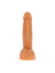 GET REAL - DILDO VIBRADOR CON BOLAS GIRATORIAS NATURAL