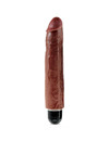 KING COCK - REALISTIC PENIS VIBRATOR 25.6 CM BROWN D-236516