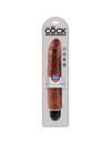 Vibrador Realístico King Cock Castanho 25.6 cm,D-236516