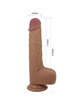 PRETTY LOVE - TOMMY DILDO REALISTA VIBRADOR 22.5 CM