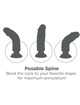 Vibrador Realístico King Cock Bege 20.3 cm,PD5403-21