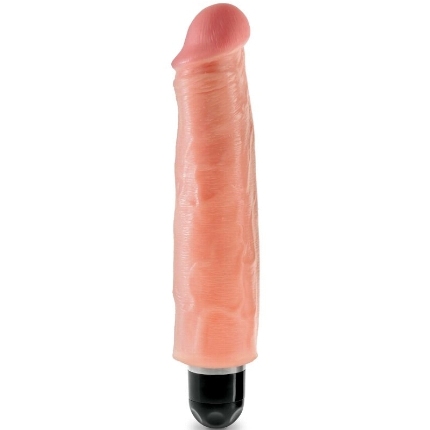 KING COCK - 17.8 CM VIBRATING STIFFY FLESH PD5522-21