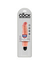 KING COCK - 17.8 CM VIBRATING STIFFY FLESH PD5522-21