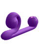Vibrador com Estimulação de clitóris e Ponto G Snail Vibe Roxo