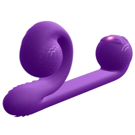 Vibrador com Estimulação de clitóris e Ponto G Snail Vibe Roxo