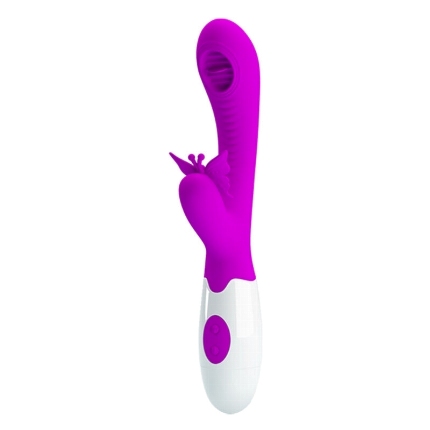 Vibrador Rabbit Pretty Love Lick Roxo