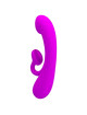 PRETTY LOVE - SINCERE VIBRATOR AND CLITORIS SUCKER PURPLE SILICONE D-233400