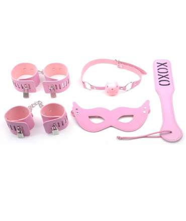 Kit BDSM rosa 5 piezas, 030550700