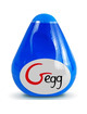 G-VIBE - HUEVO MASTURBADOR TEXTURADO REUTILIZABLE AZUL
