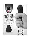 G-VIBE - REUSABLE TEXTURED MASTURBATOR EGG BLACK D-228850