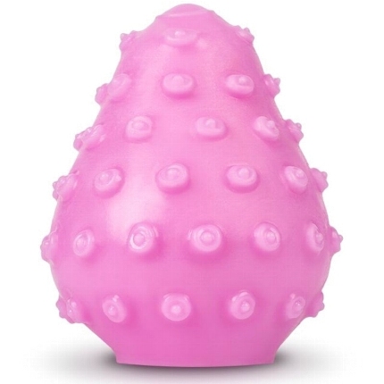 G-VIBE - REUSABLE TEXTURED MASTURBATOR EGG PINK D-228851