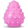 G-VIBE - REUSABLE TEXTURED MASTURBATOR EGG PINK