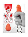 G-VIBE - REUSABLE TEXTURED MASTURBATOR EGG RED D-228852