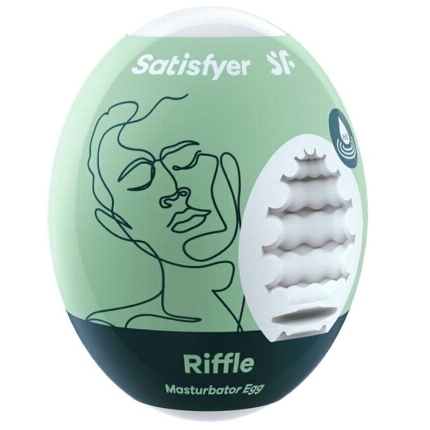 SATISFYER - RIFFLE MASTURBATOR EGG D-229350