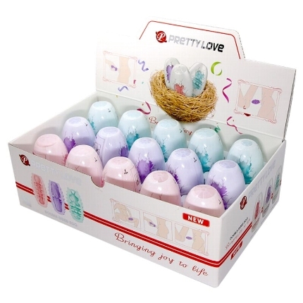 PRETTY LOVE - DOUBLE SIDED MASTURBATOR EGG 15 UNITS D-230778