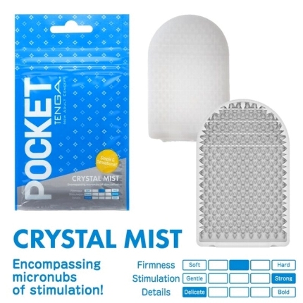 TENGA - CRYSTAL MIST POCKET MASTURBADOR D-230824