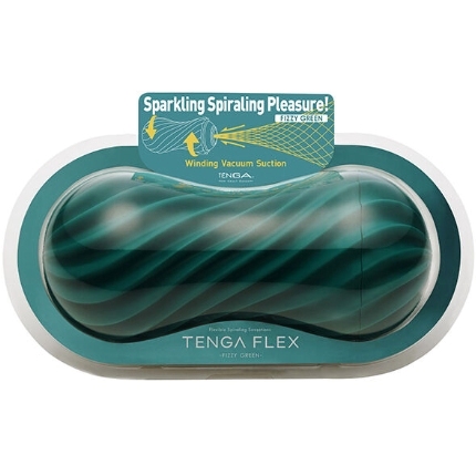 Masturbador Tenga Flex Fizzy Verde,D-232974