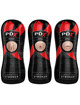 PDX ELITE - SET MASTURBADOR STROKER 12 UNIDADES: 6X VAGINA, 3X ANO, 3X BOCA