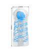 PRETTY LOVE - SMALL MASTURBATOR WITH BLUE SPIRALS D-237392