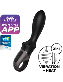 Vibrador Ponto G Satisfyer Climax com Aquecimento Preto