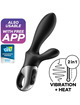 SATISFYER - HEAT CLIMAX+ VIBRADOR ANAL APP NEGRO