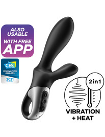 Vibrador Rabbit Satisfyer Climax com Aquecimento Preto