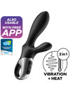 SATISFYER - HEAT CLIMAX+ ANAL VIBRATOR APP BLACK D-231293