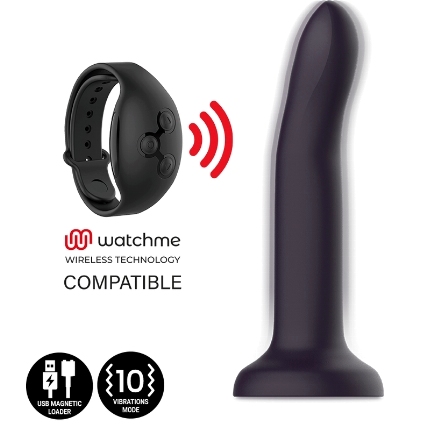 MYTHOLOGY - DUMAN MYSTIC DILDO M - VIBRATOR COMPATIBLE WITH WATCHME WIRELESS TECHNOLOGY D-231918