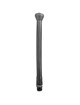 ALL BLACK - DUCHA ANAL SILICONA SISTEMA STOPPER 27 CM