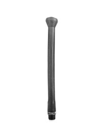 ALL BLACK - DUCHA ANAL SILICONA SISTEMA STOPPER 27 CM