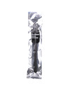 ALL BLACK - RIDGED SHOWER ANAL SILICONE 27 CM D-229333