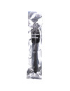 ALL BLACK - BEADED SHOWER ANAL SILICONE 27 CM D-229334