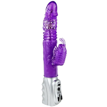 Vibrador Rabbit Baile com Impulso Roxo