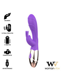 WOMANVIBE - VIORA SILICONE RECHARGEABLE VIBRATOR D-213870
