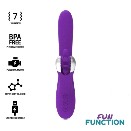 Vibrador Fun Function Wavy Roxo