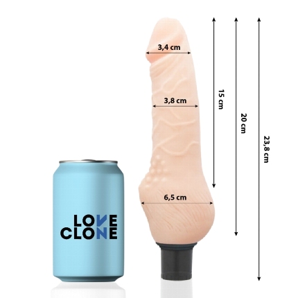 Vibrador Realístico Loveclone Daven 23.8 cm,D-220066