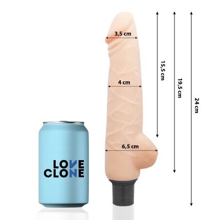 LOVECLONE - HARALD SELF LUBRICATION VIBRATOR 24CM D-220067